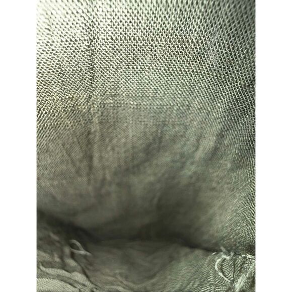 Fashion on Earth Army Green Collared Straight Leg Jumpsuit Elastic Waist Small 7 - Picture 5 of 7